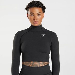 Gymshark VITAL SEAMLESS 2.0 HIGH NECK MIDI TOP